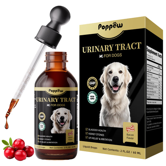 Urinary Tract Support Liquid Supplement For Dogs Bacon Flavor 60ml