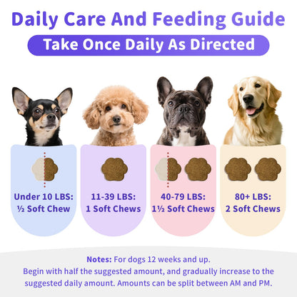 Cranberry Supplement for Dog UTI Treatment - Bladder Control - Urinary Tract Health + D-Mannose for Bladder Stones, Incontinence & Kidney & Immune Support - Bacon Flavor - 90 Count Soft Chews